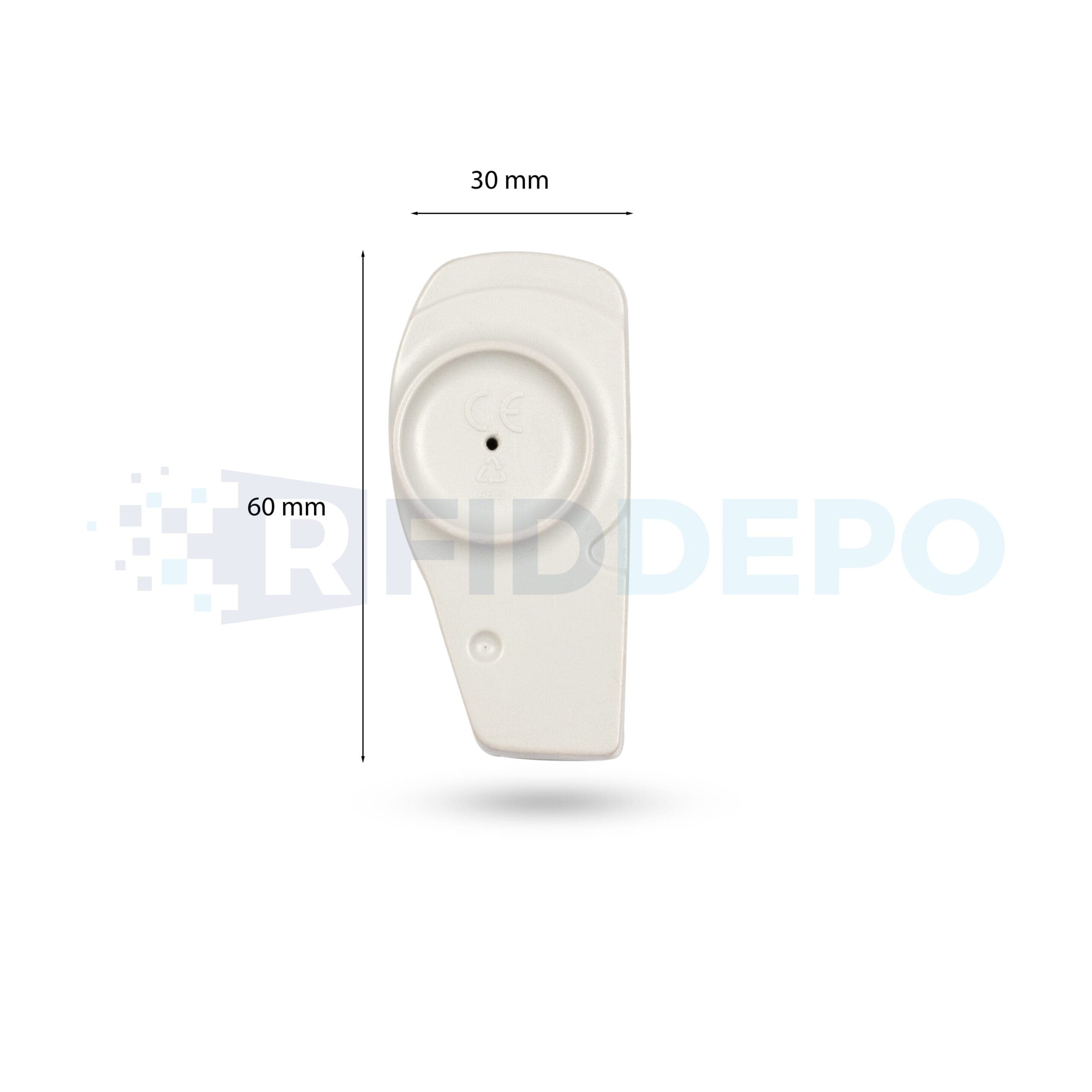 30x60mm UHF RFID Tekstil Tag